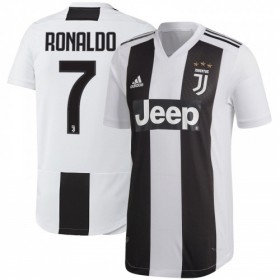 Koszulka Juventus Ronaldo 7 Domowe Stroje Piłkarskie 2018/19 Krótki Rękaw